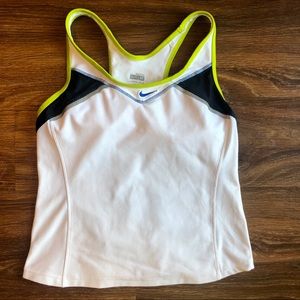Nike Dri Fit Cycling Lined Racerback Fitted Tank-M